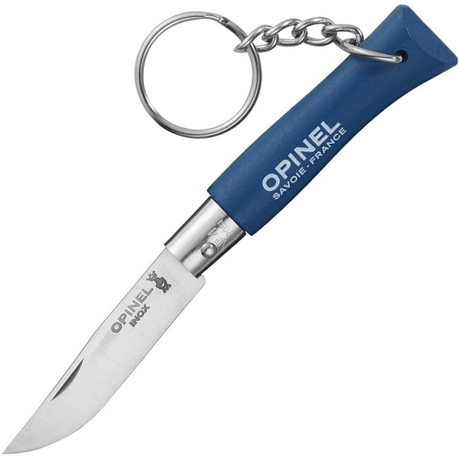 Opinel N°04 Klappmesser für Schlüssel dunkelblau