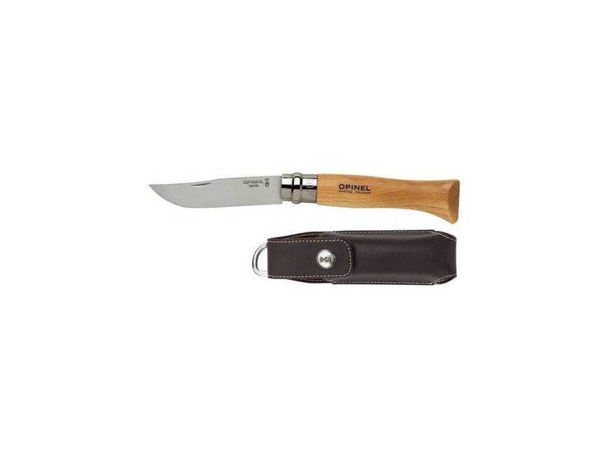 Opinel VR N°08 Inox Klappmesser mit etui, braun