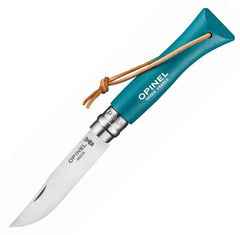 Opinel VRI N°06 Inox Trekking preklopni nož, turkizna