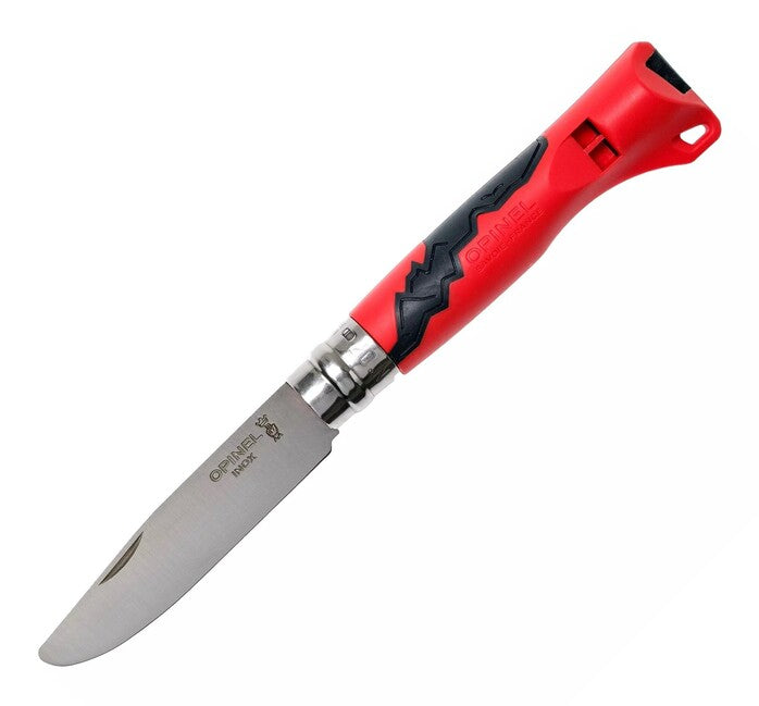 Opinel N°07 Klappmesser VRI Inox Outdoor Junior, rot