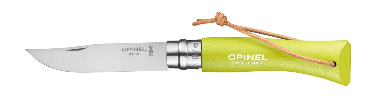 Opinel Klappmesser VRI N ° 07 Trekking 8cm, anis