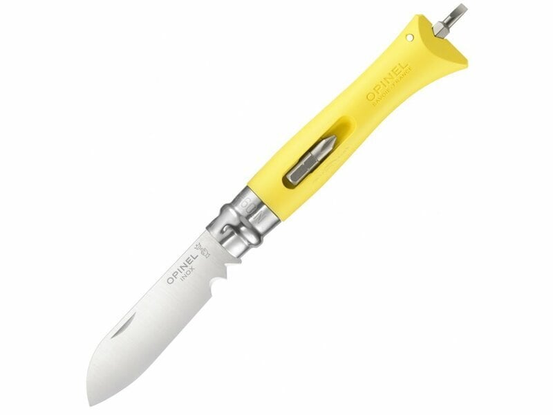 Opinel VRI N°09 Inox DIY, gelb