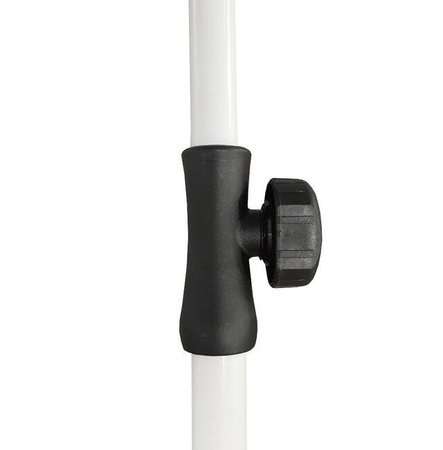 Origin Outdoors Beach Sonnenschirm mit silberner Oberfläche, UPF 50+ und Klappmechanismus