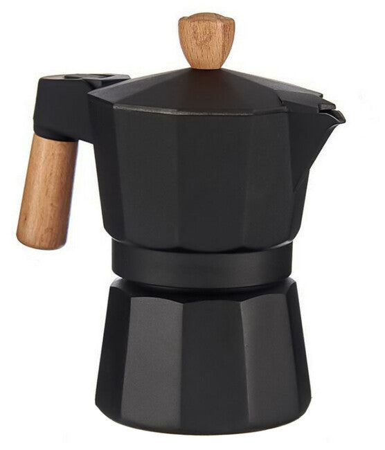 Origin Outdoors Bellanapoli Espresso-Kaffeemaschine 1 Tasse echten hölzernen Griff