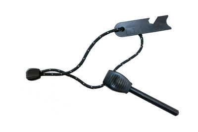 Origin Outdoors Firesteel Feuerstein, schwarz