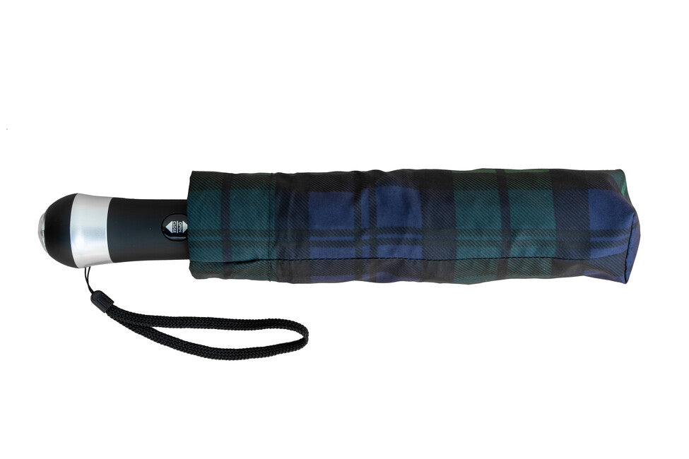 Origin Outdoors LED-Trek Compact Regenschirm led blau-grün