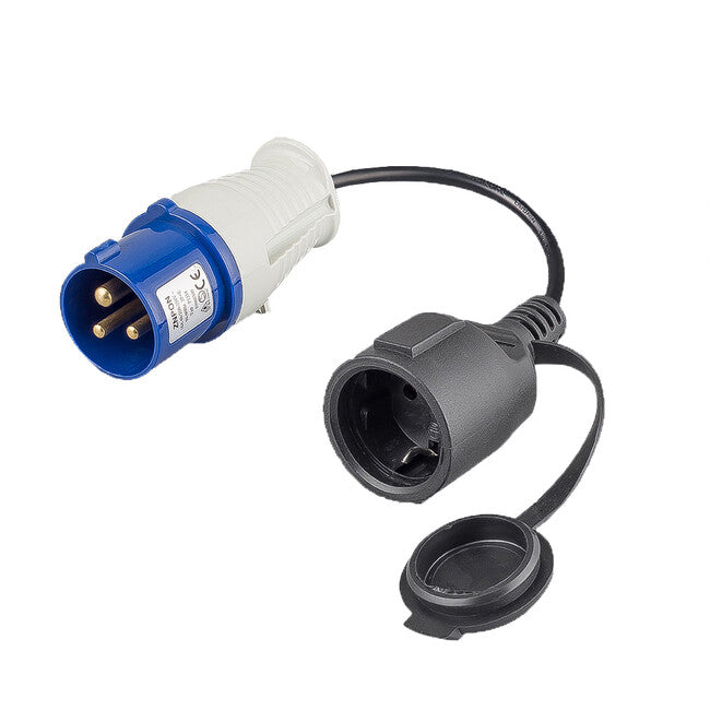 Origin Outdoors Zugang zu europäischen Camping Power Box CEE mit Schuko 0.35m Stecker