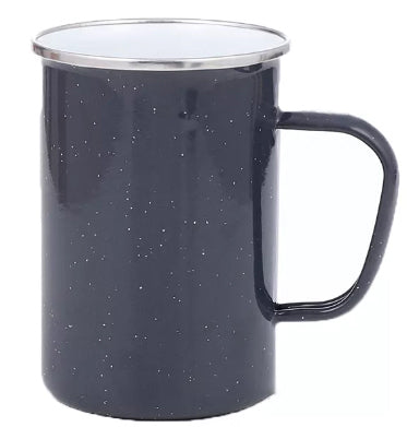 Origin Outdoors Emaillebecher 550 ml grau lang