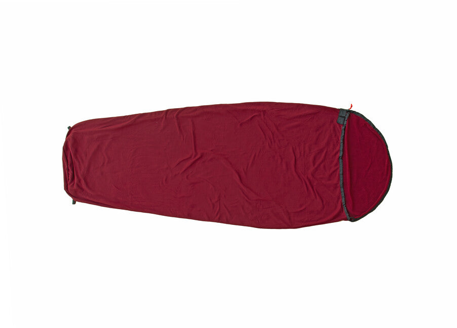 Origin Outdoors Microfleece Mumienform Schlafsack Einlage bordeaux