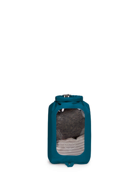 OSPREY Dry Sack wasserdichter 6 W/WINDOW, waterfront blue