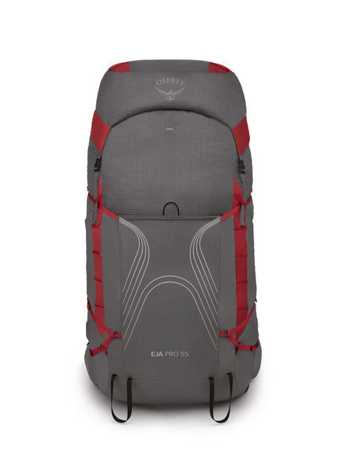 OSPREY Eja Pro 55 wanderrucksack, dale grey/poinsettia red