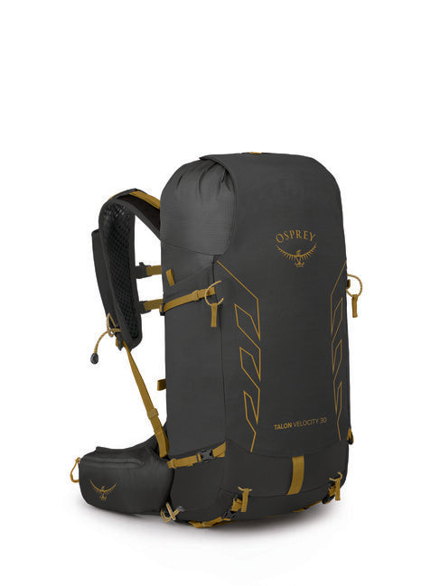 OSPREY Talon Velocity 30, dark charcoal/tumbleweed yellw