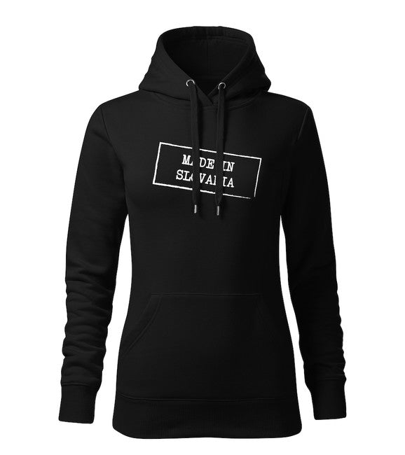 DRAGOWA damenhoodie 320 g/m² Made in Slovakia Schwarz
