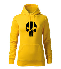 DRAGOWA Damen-Kapuzenpullover Punisher 320 g/m², gelb