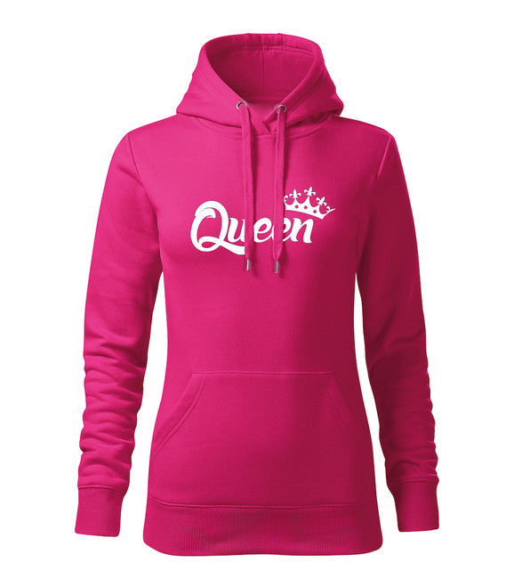 DRAGOWA damensweatshirt mit Kapuze queen, rosa 320g/m2