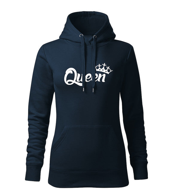 DRAGOWA damensweatshirt mit Kapuze queen, dunkelblau 320g/m2