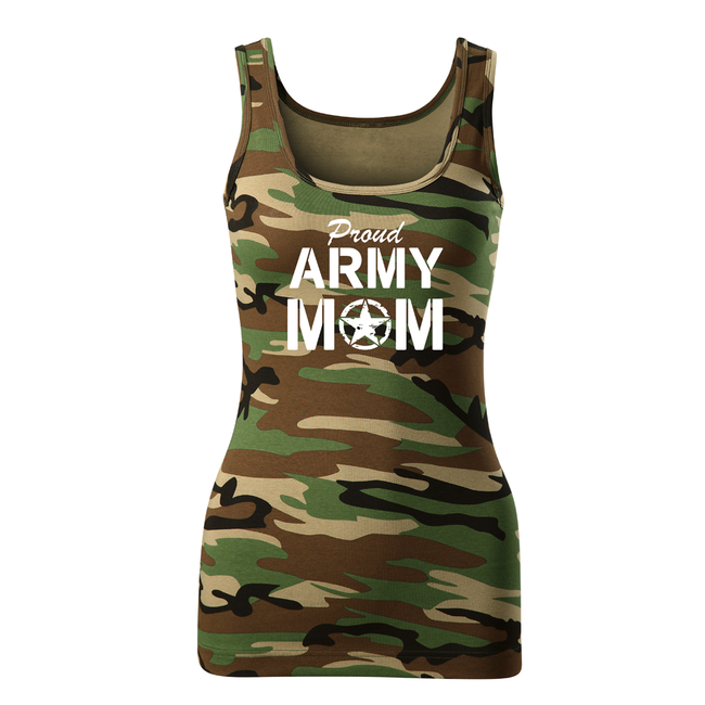 DRAGOWA dámske tielko army mom