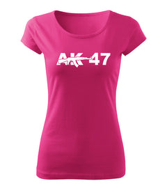 DRAGOWA Damen-T-Shirt AK-47 150 g/m², rosa