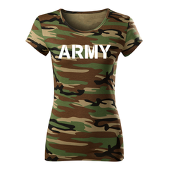 DRAGOWA Damen-T-Shirt army 150 g/m², Camouflage
