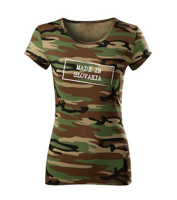 DRAGOWA damen T-shirt 150 g/m² Made in Slovakia Camouflage
