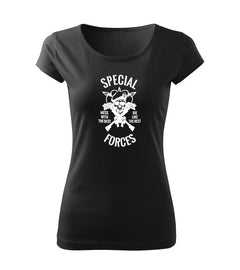 DRAGOWA Damen-T-Shirt special forces 150 g/m², schwarz