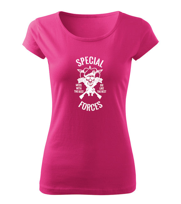 DRAGOWA damen Kurzshirt special forces, rosa 150g/m2