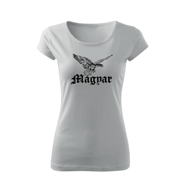 DRAGOWA damen T-shirt 150 g/m² Vogel Turul Weiß
