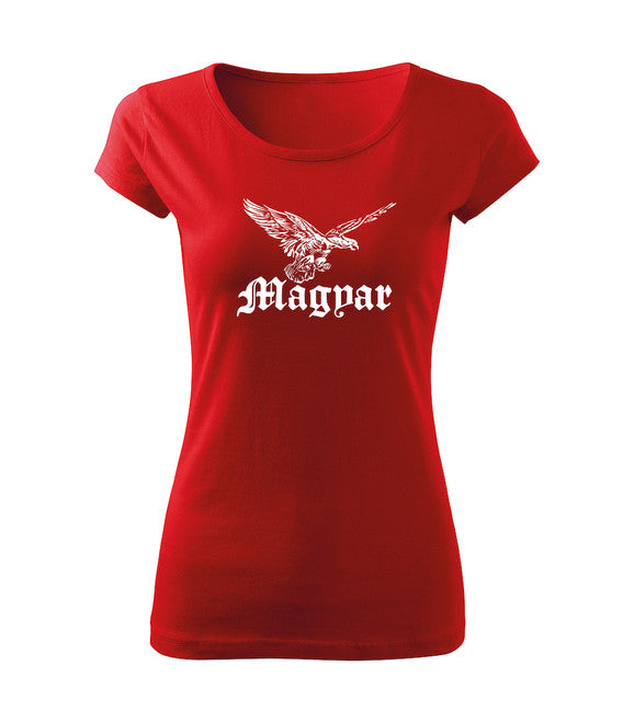 DRAGOWA damen T-shirt 150 g/m² Vogel Turul Rot