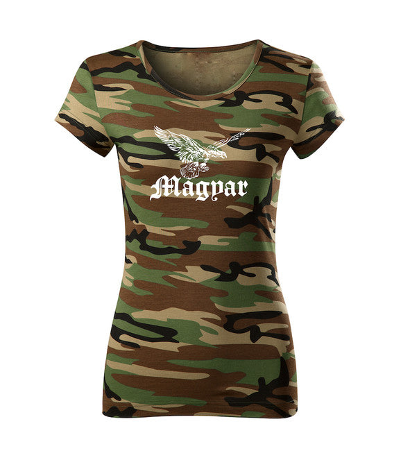 DRAGOWA damen T-shirt 150 g/m² Vogel Turul Camouflage
