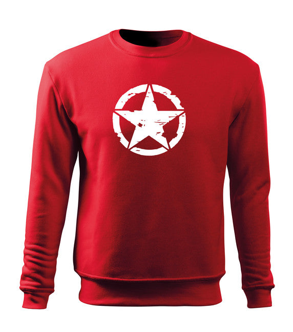 DRAGOWA kinder-Sweatshirt Star, rot