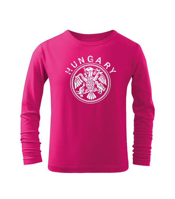 DRAGOWA kinder-Langarmshirt Ungarn, rosa