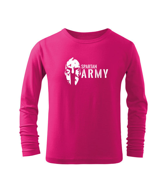DRAGOWA kinder Langarmshirt Spartan army, rosa