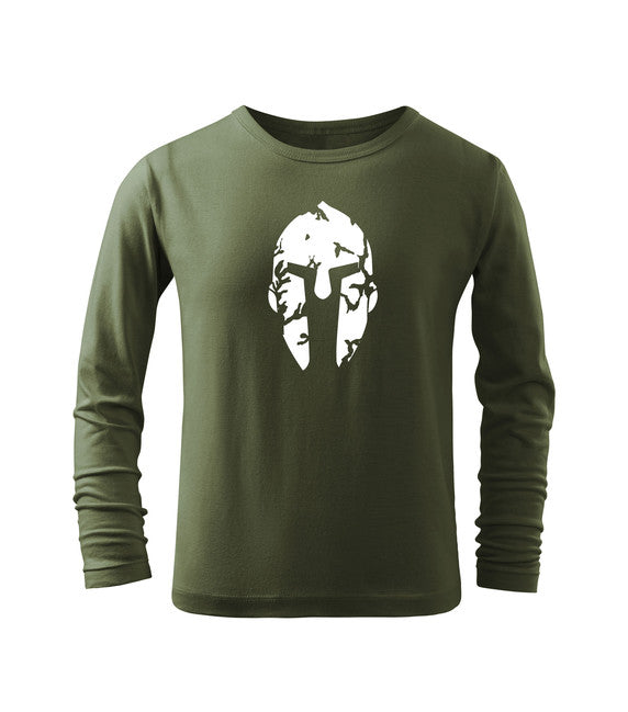DRAGOWA kinder Langarmshirt Spartan, olivgrün