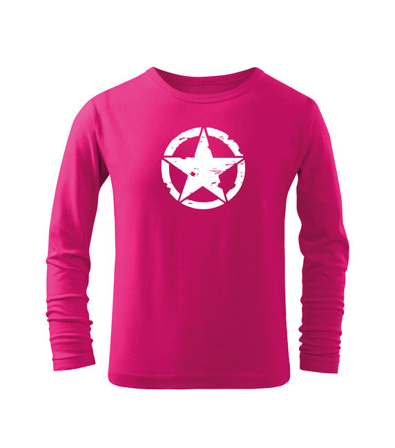 DRAGOWA kinder Langarmshirt Star, rosa