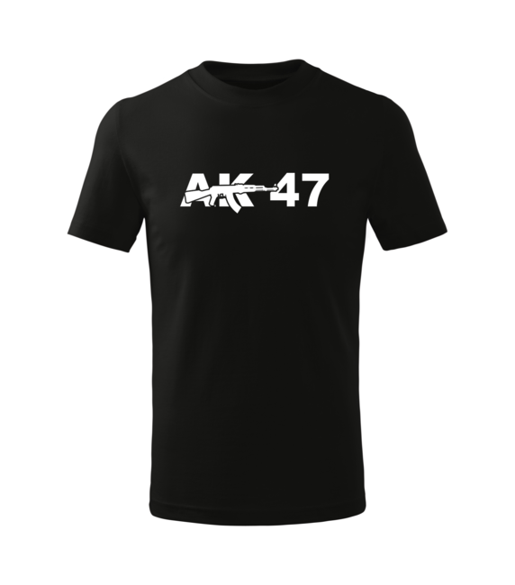 DRAGOWA kinder Kurzarmshirt AK47, schwarz