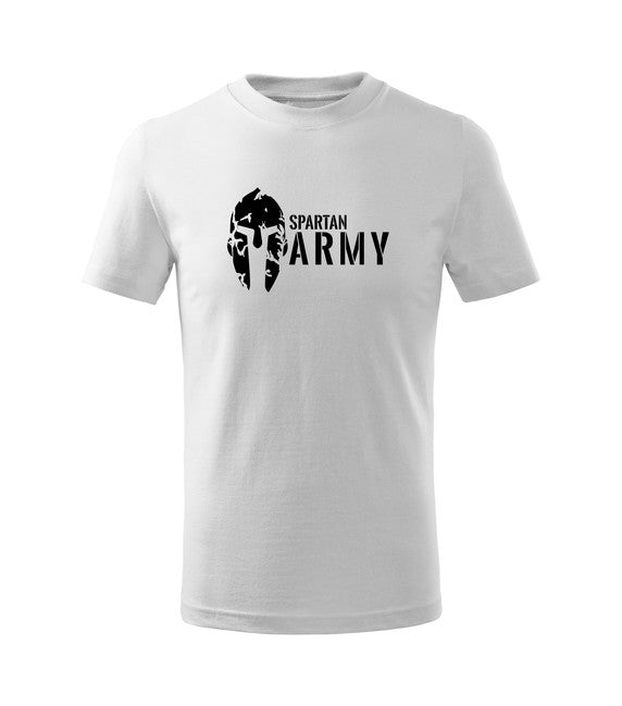 DRAGOWA kinder Kurzarmshirt Spartan army, weiß