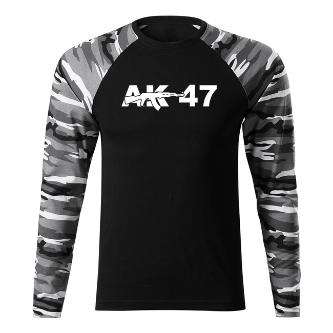 DRAGOWA Fit-T Langärmliges T-shirt ak47, metro 160g/m2