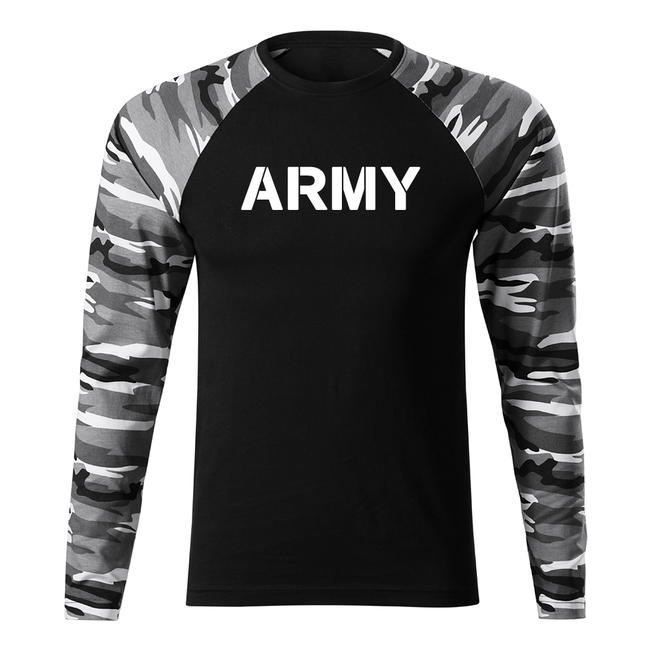 DRAGOWA Fit-T Langärmliges T-shirt army, metro 160g/m2