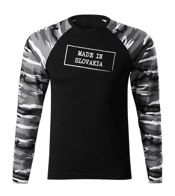 DRAGOWA Fit-T Langarmshirt Hergestellt in der Slowakei, metro 160 g/m2