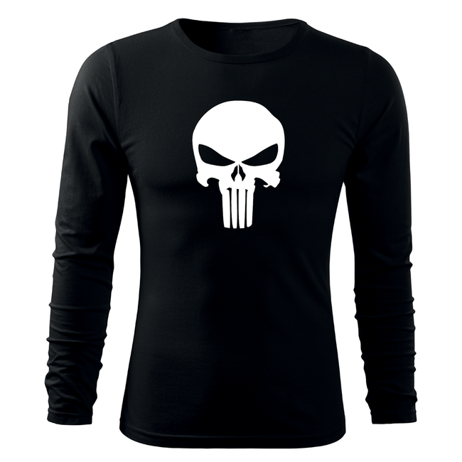 DRAGOWA Fit-T Langarmshirt, schwarz 160 g/m2