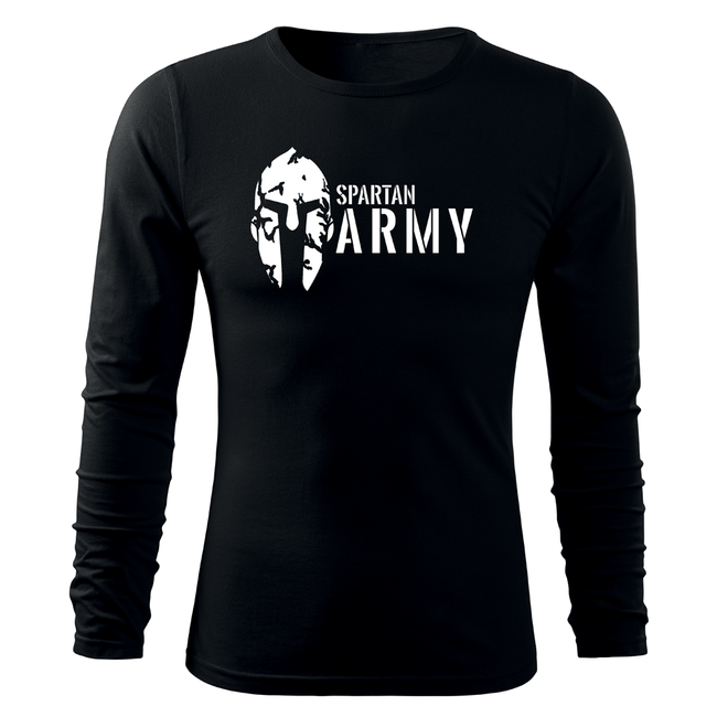 DRAGOWA Fit-T langärmliges T-shirt 160g/m2, schwarz