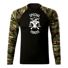 DRAGOWA Fit-T Langarmshirt special forces 160 g/m², woodland