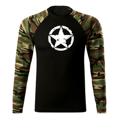 DRAGOWA Fit-T Langarmshirt star 160 g/m², woodland