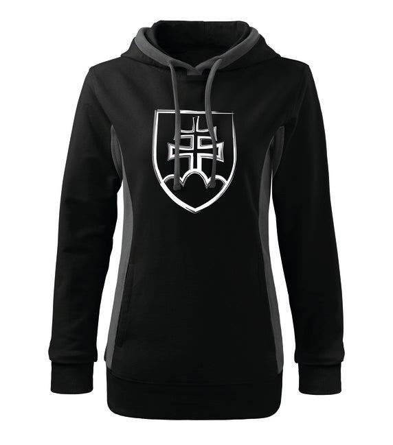 DRAGOWA damenhoodie 280 g/m², Schwarz