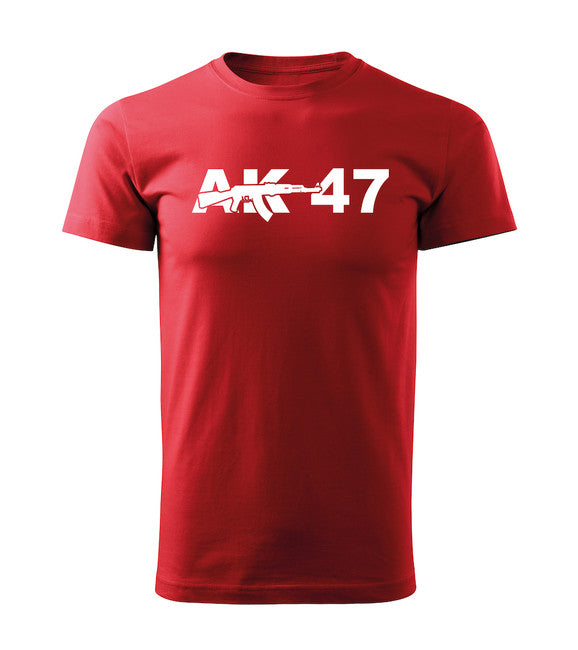 DRAGOWA Kurz-T-shirt ak47, rot 160g/m2