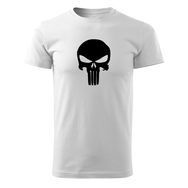 DRAGOWA Punisher kurz-T-shirt 160g/m2, weiß