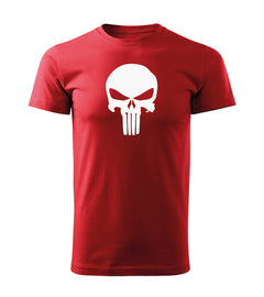 DRAGOWA Kurzarm-T-Shirt Punisher 160 g/m², rot
