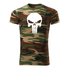 DRAGOWA Kurzarm-T-Shirt Punisher 160 g/m², Camouflage