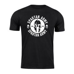 DRAGOWA Kurzarm-T-Shirt Spartan army Archelaos 160 g/m², schwarz