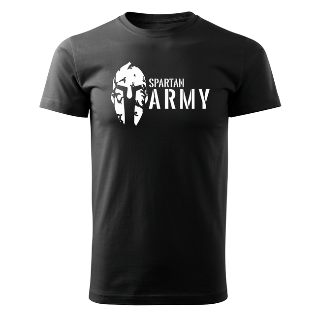 DRAGOWA Spartan army kurz-T-shirt 160g/m2, schwarz